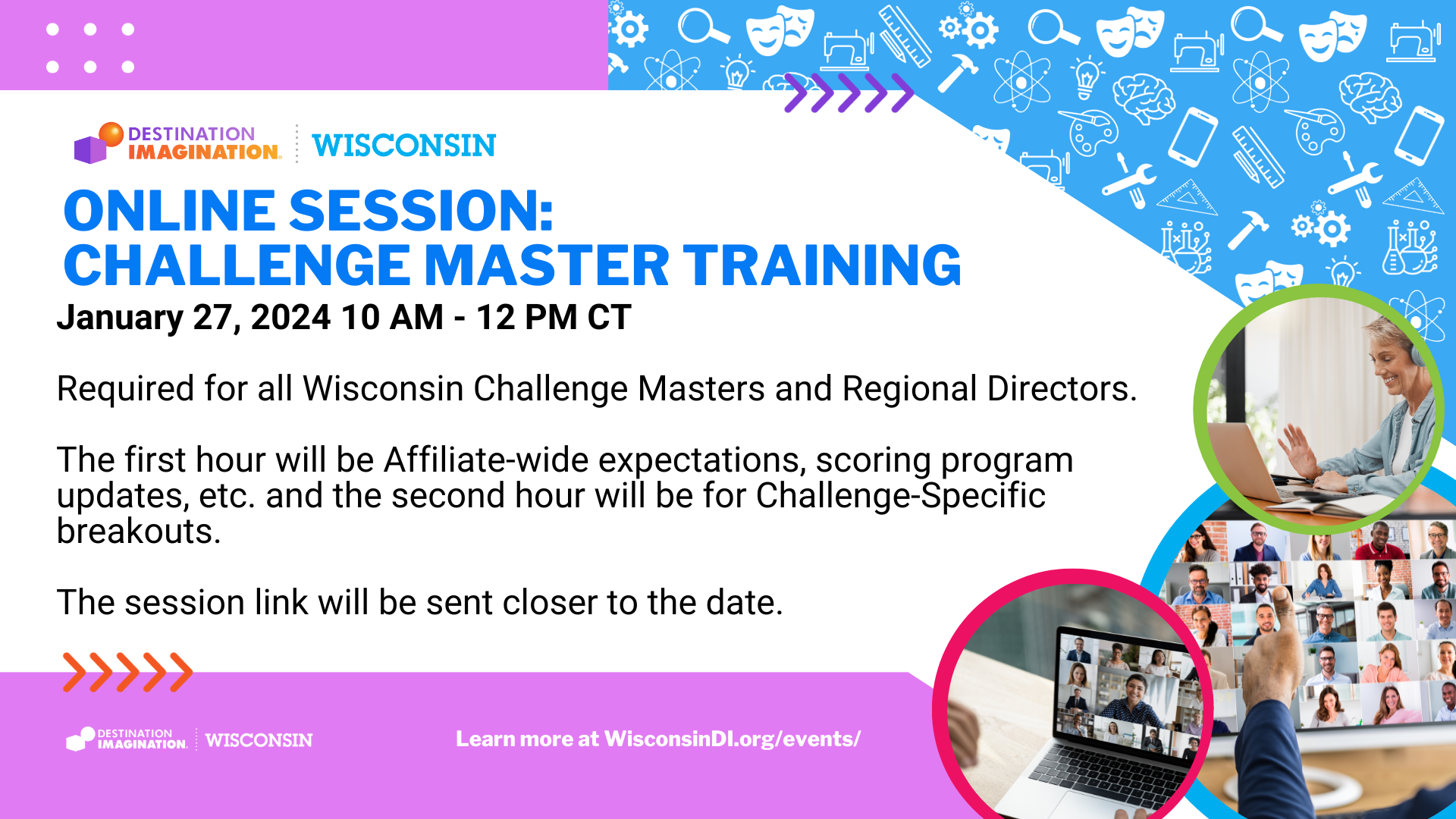Wisconsin Destination IMagination Challenge Master Training