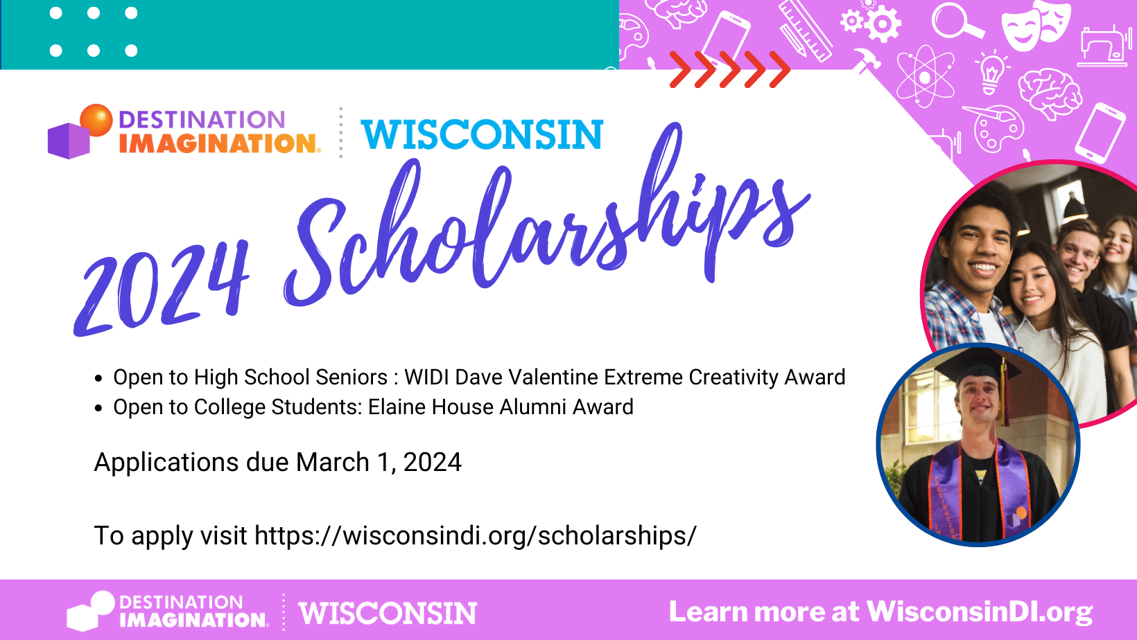 2024 Wisconsin DI scholarships