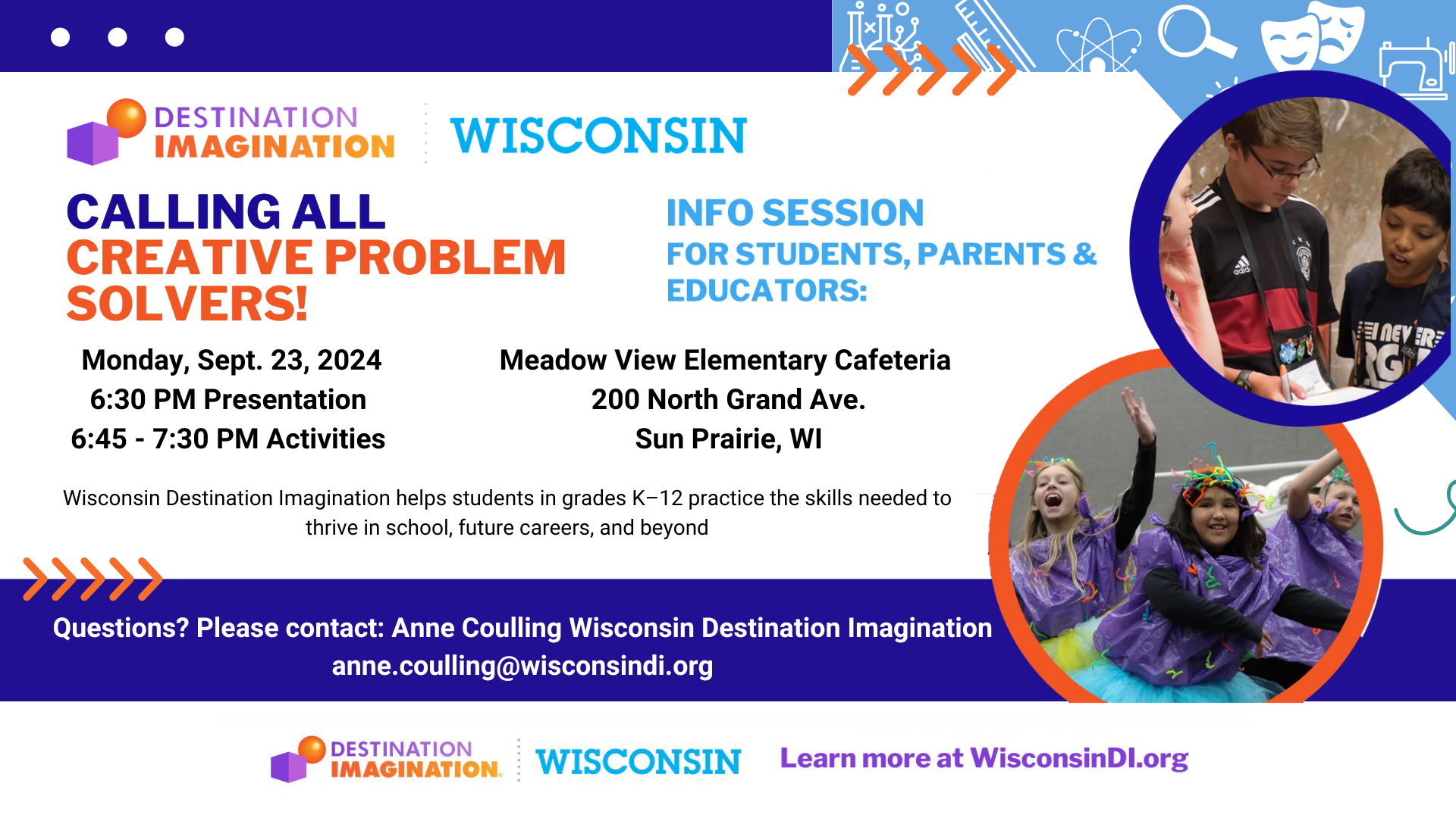 Wisconsin Destination Imagination Information Session