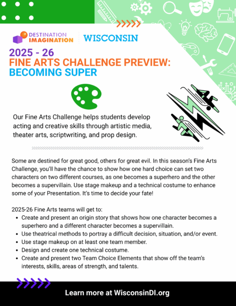 2025-26 Destination Imagination Fine Arts Preview