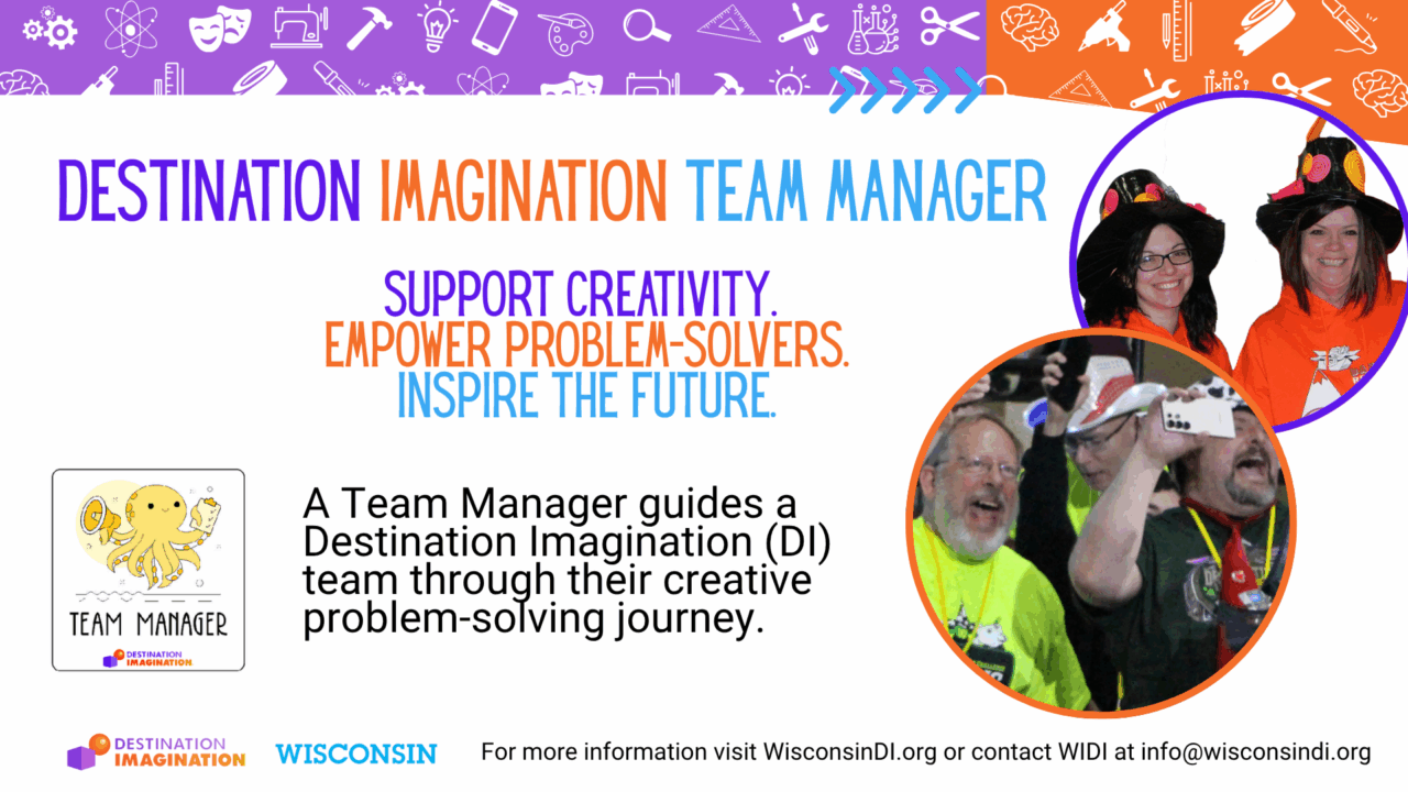Become a Wisconsin Destination Imagination Team Manager