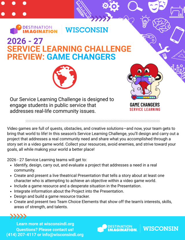 Destination Imagination Service Learning Challenge Preview