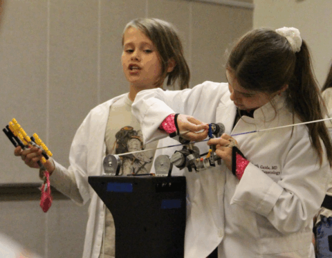 Students who love to tinker will enjoy the Engineering Challenge