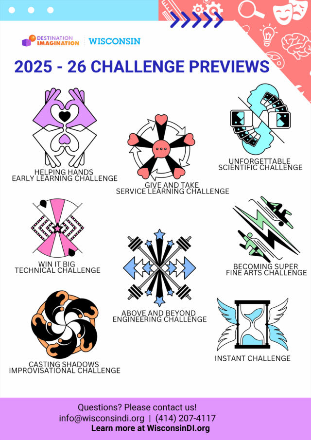 WIsconsin Destination Imagination 2025-26 Challenge Previews