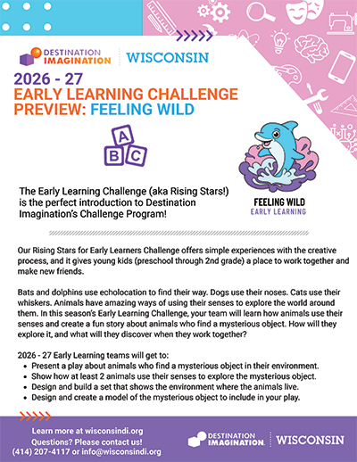 Destination Imagination Early Learning Challenge