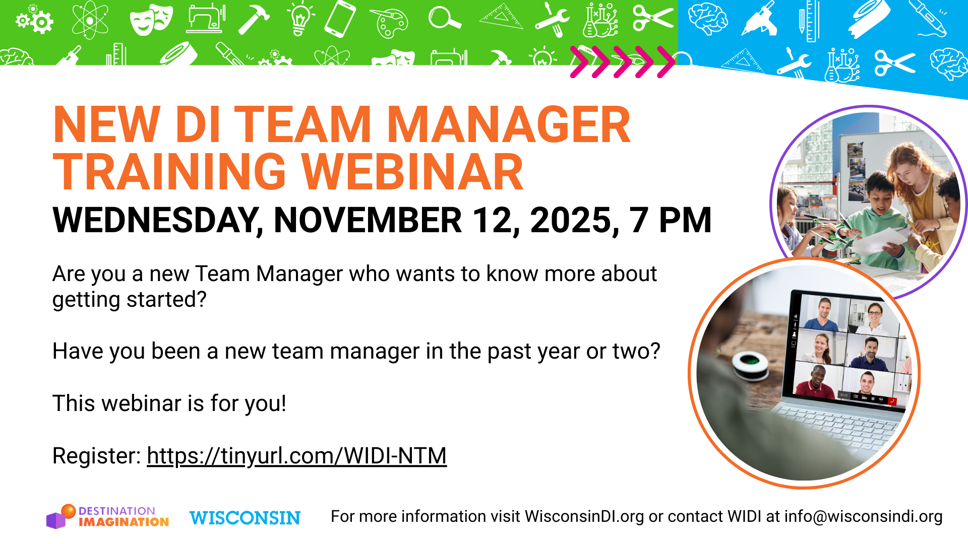 Wisconsin Destination Imagination Team Manager Training