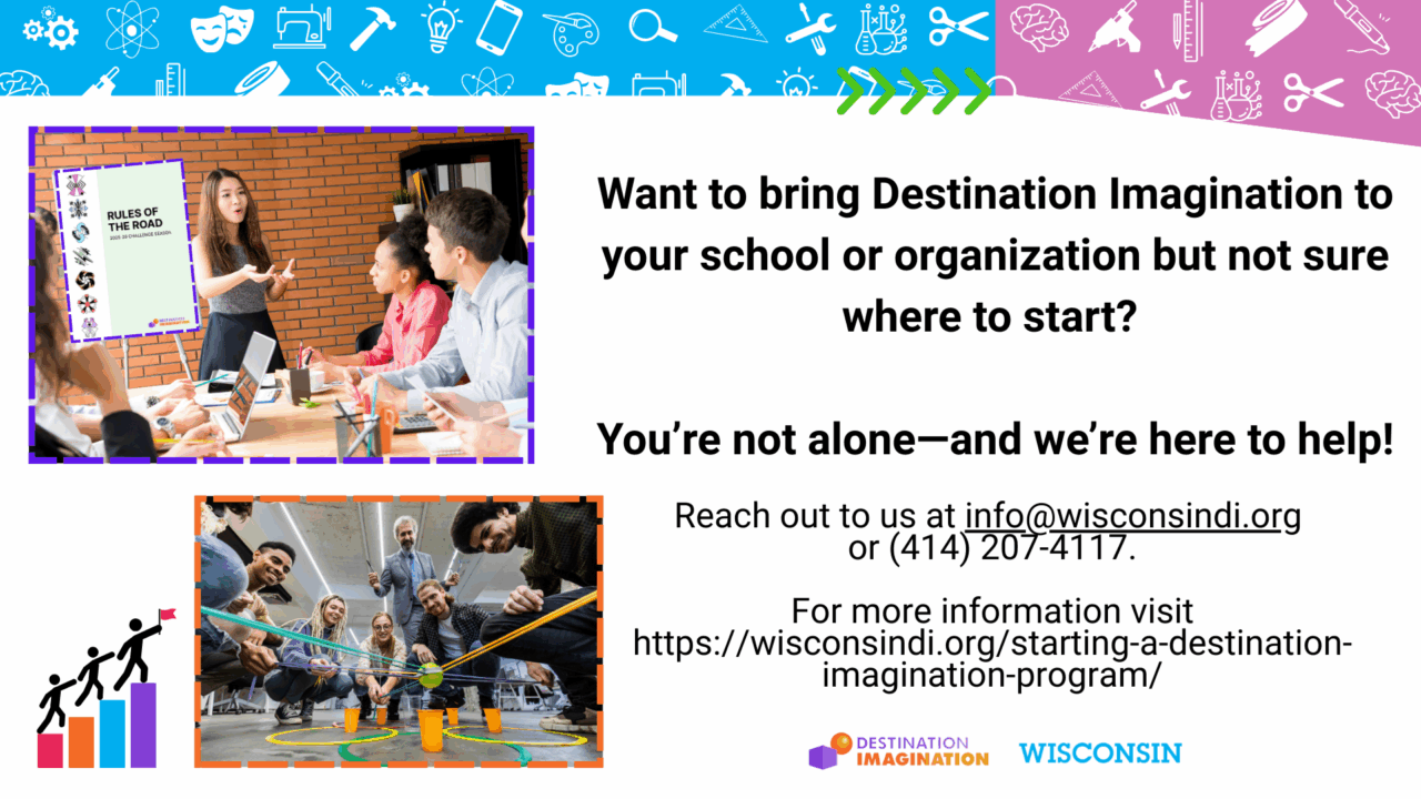 Get help starting a DI program from Wisconsin Destination Imagination