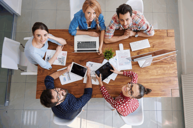 Secondary level DI team brainstorming