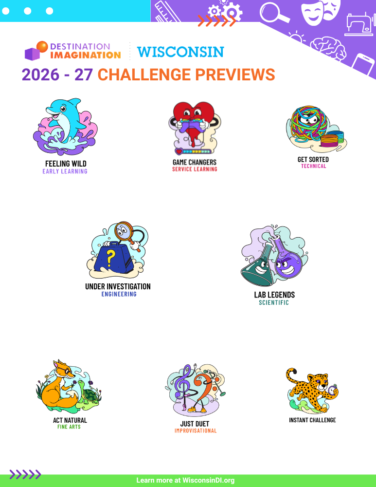2026 - 27 Destination Imagination Challenge previews